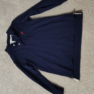 The Beaufort Bonnet navy blue long sleeve polo shirt, size 5